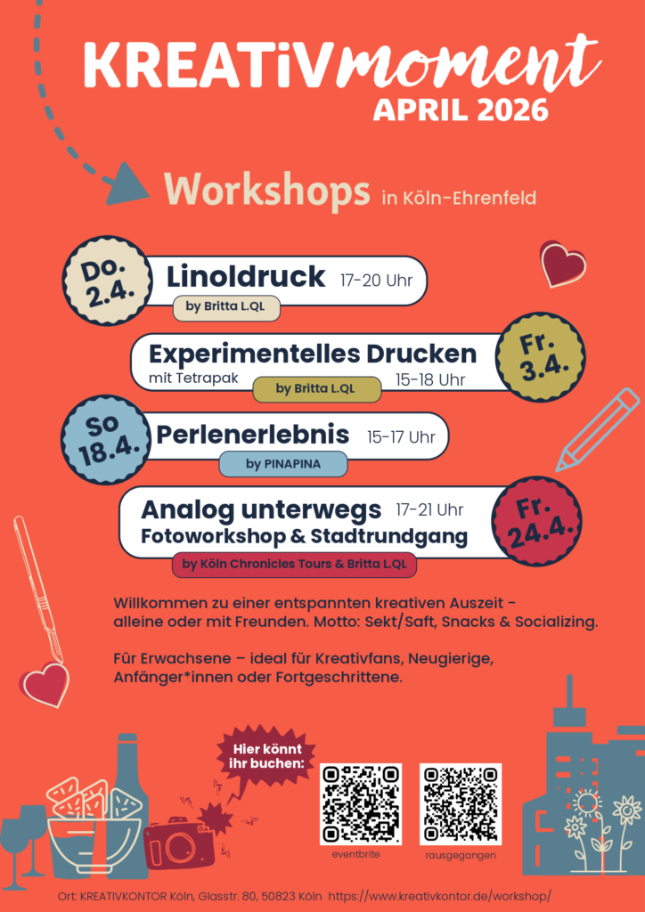 KREATiVmoment Workshops im März 2026
